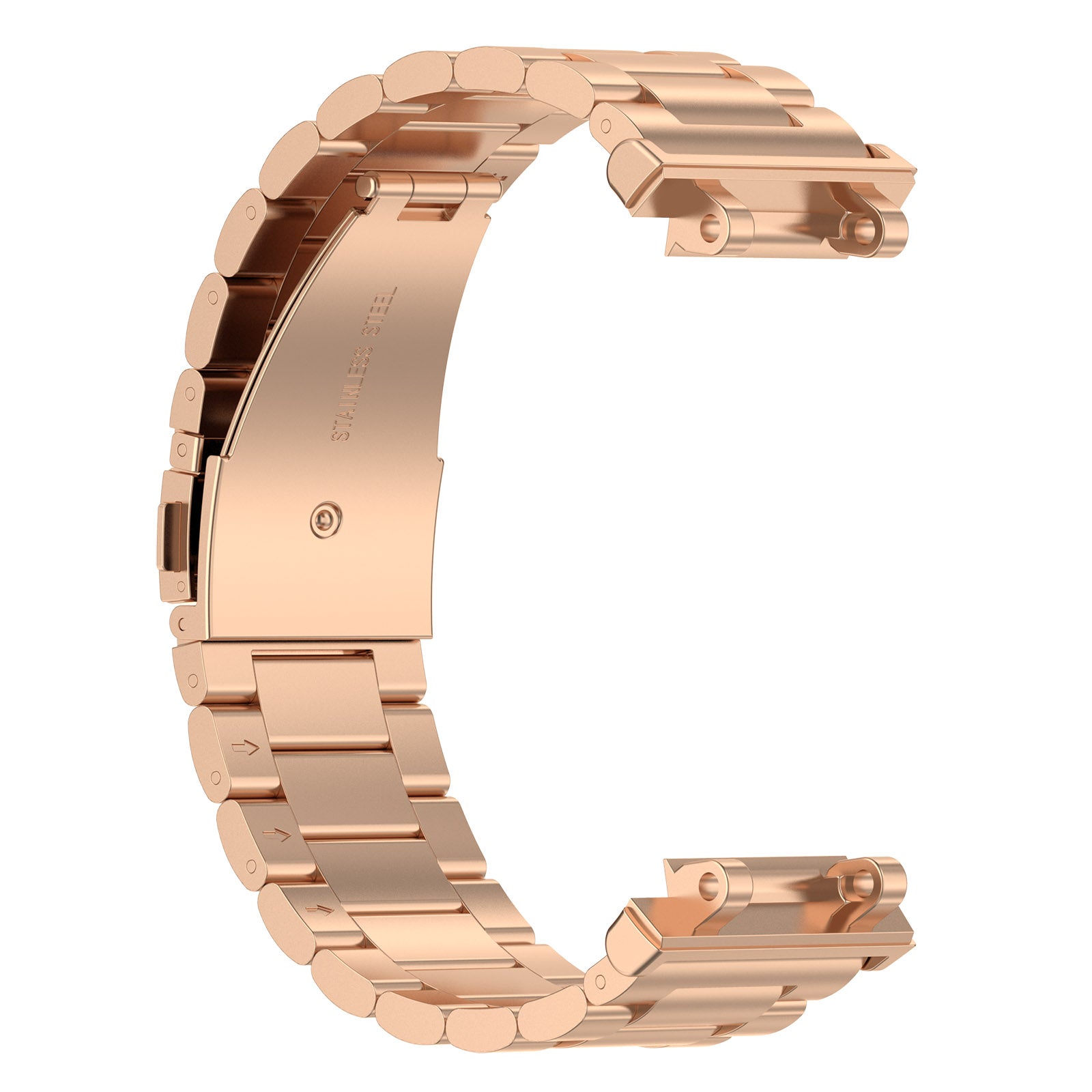 For Huami Amazfit T-Rex 2 Smart Watch Stainless Steel Watch Band Three Beads Strap Replacement with Tool For Huami Amazfit T-Rex 2 Smart Watch Stainless Steel Watch Band Three Beads Strap Replacement with Tool